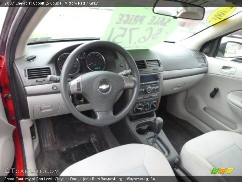 Victory Red / Gray 2007 Chevrolet Cobalt LS Coupe