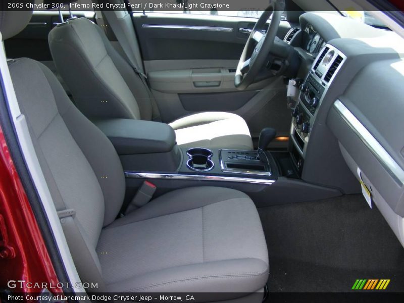 Inferno Red Crystal Pearl / Dark Khaki/Light Graystone 2009 Chrysler 300
