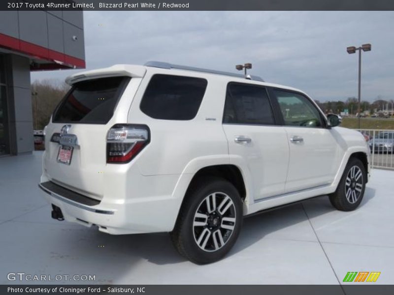 Blizzard Pearl White / Redwood 2017 Toyota 4Runner Limited