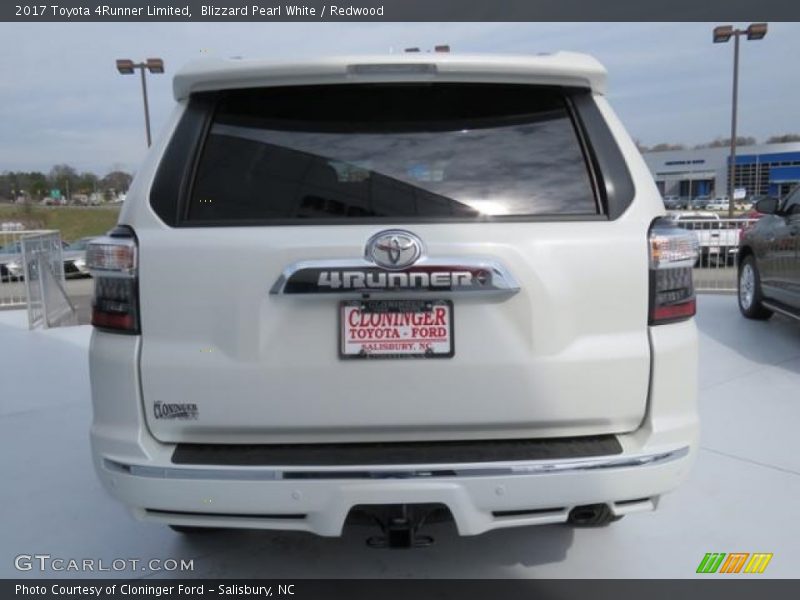 Blizzard Pearl White / Redwood 2017 Toyota 4Runner Limited