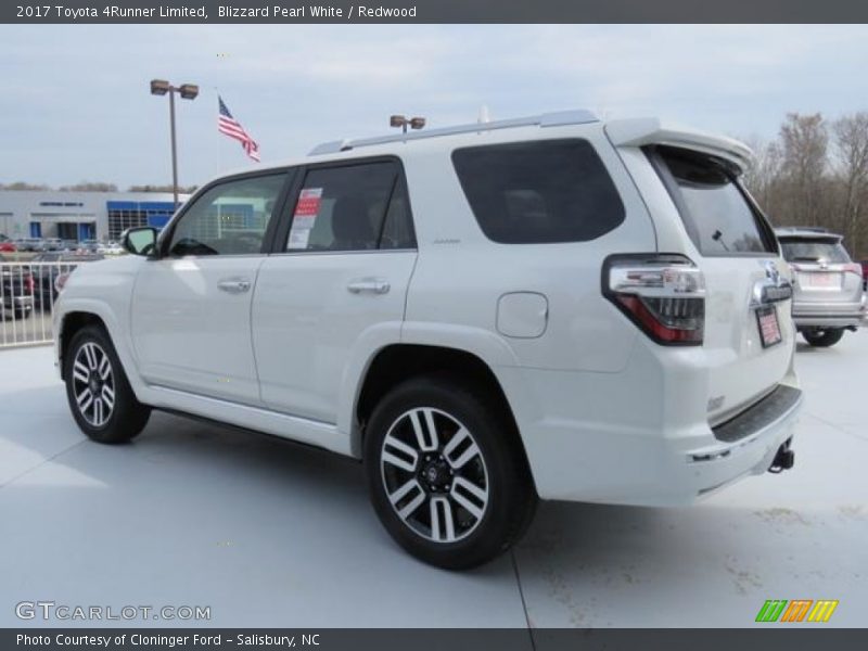 Blizzard Pearl White / Redwood 2017 Toyota 4Runner Limited