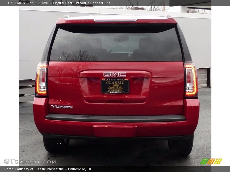 Crystal Red Tintcoat / Cocoa/Dune 2015 GMC Yukon SLT 4WD