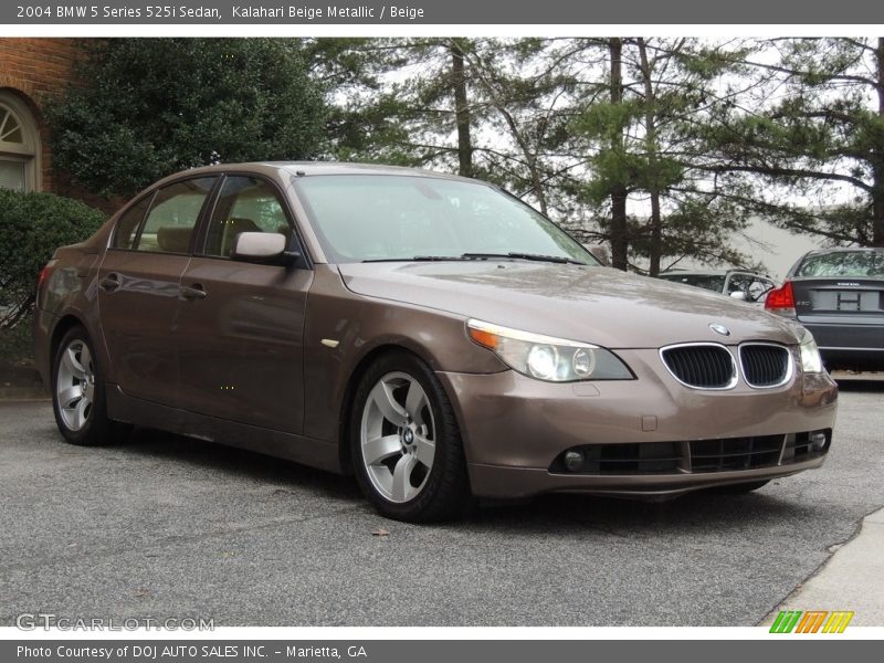 Kalahari Beige Metallic / Beige 2004 BMW 5 Series 525i Sedan