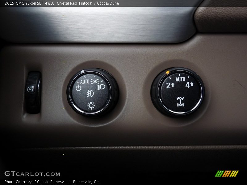Crystal Red Tintcoat / Cocoa/Dune 2015 GMC Yukon SLT 4WD