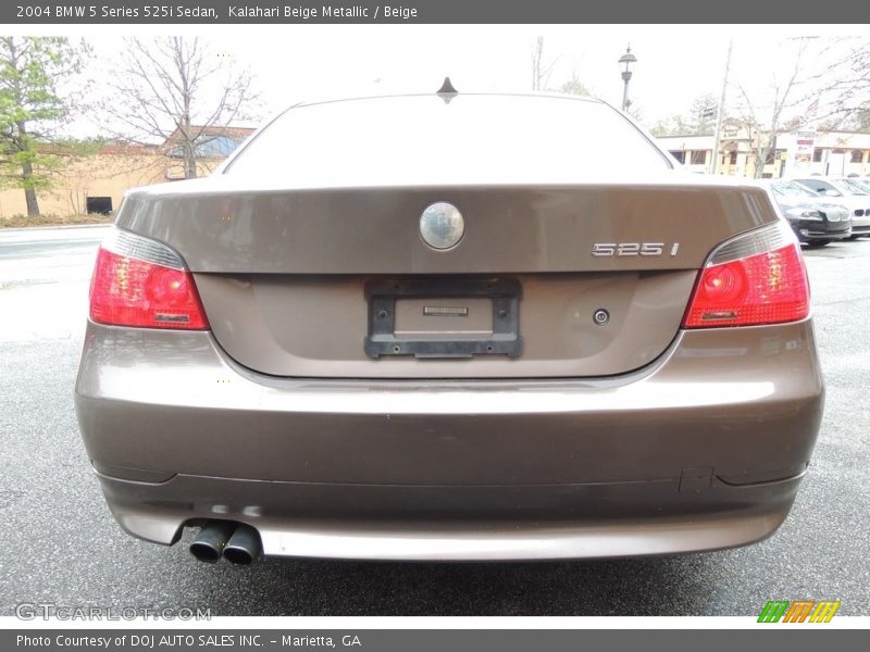 Kalahari Beige Metallic / Beige 2004 BMW 5 Series 525i Sedan