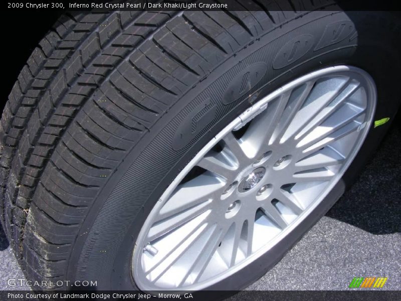 Inferno Red Crystal Pearl / Dark Khaki/Light Graystone 2009 Chrysler 300