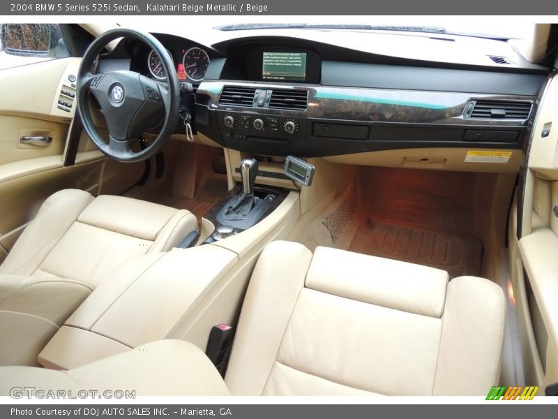 Kalahari Beige Metallic / Beige 2004 BMW 5 Series 525i Sedan