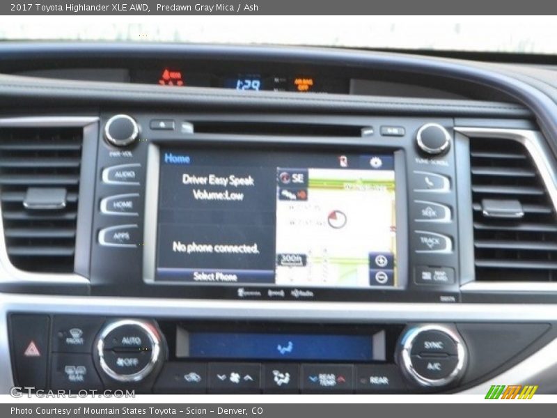 Predawn Gray Mica / Ash 2017 Toyota Highlander XLE AWD