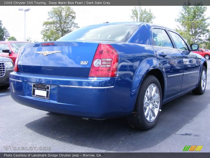 Deep Water Blue Pearl / Dark Slate Gray 2009 Chrysler 300 Touring
