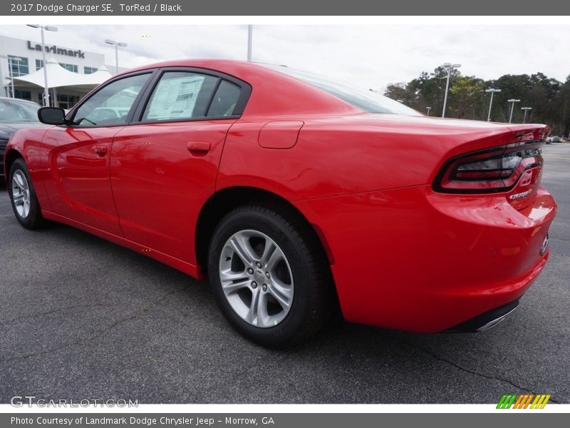 TorRed / Black 2017 Dodge Charger SE