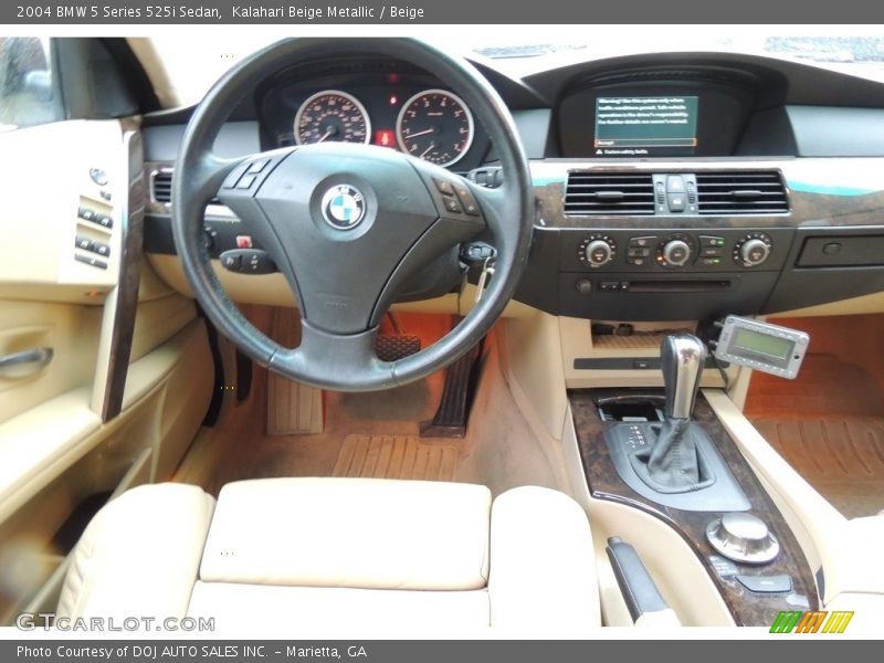 Kalahari Beige Metallic / Beige 2004 BMW 5 Series 525i Sedan