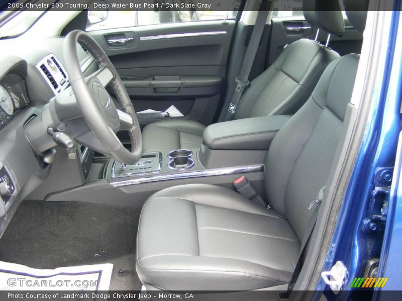 Deep Water Blue Pearl / Dark Slate Gray 2009 Chrysler 300 Touring
