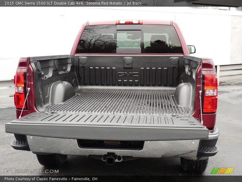 Sonoma Red Metallic / Jet Black 2015 GMC Sierra 1500 SLT Double Cab 4x4