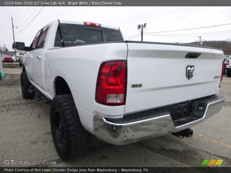 Bright White / Black/Diesel Gray 2014 Ram 2500 SLT Crew Cab 4x4