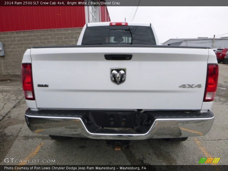 Bright White / Black/Diesel Gray 2014 Ram 2500 SLT Crew Cab 4x4