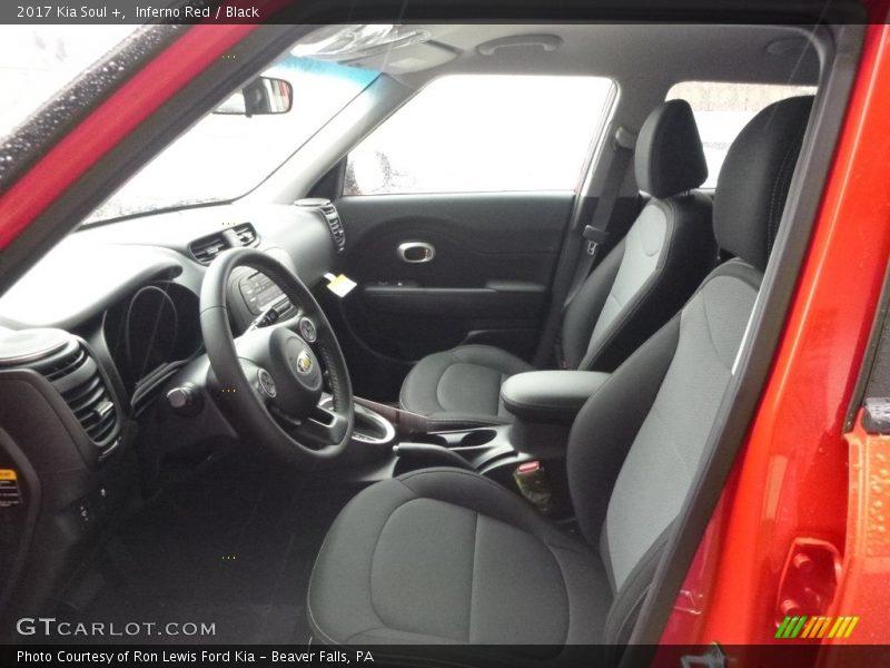 Inferno Red / Black 2017 Kia Soul +