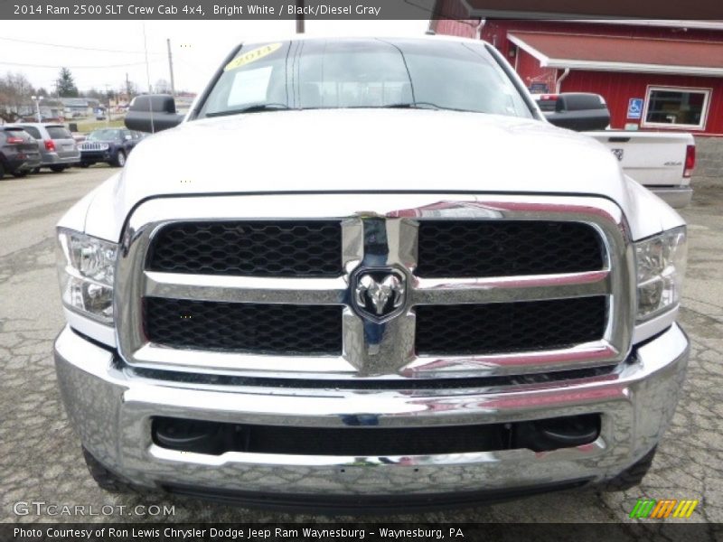 Bright White / Black/Diesel Gray 2014 Ram 2500 SLT Crew Cab 4x4