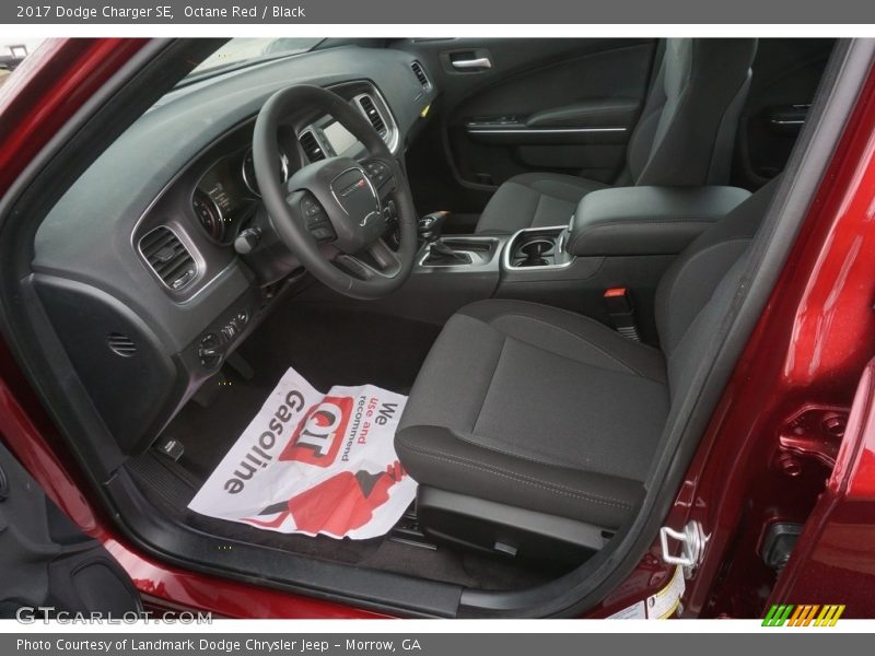 Octane Red / Black 2017 Dodge Charger SE
