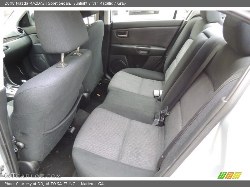 Sunlight Silver Metallic / Gray 2008 Mazda MAZDA3 i Sport Sedan