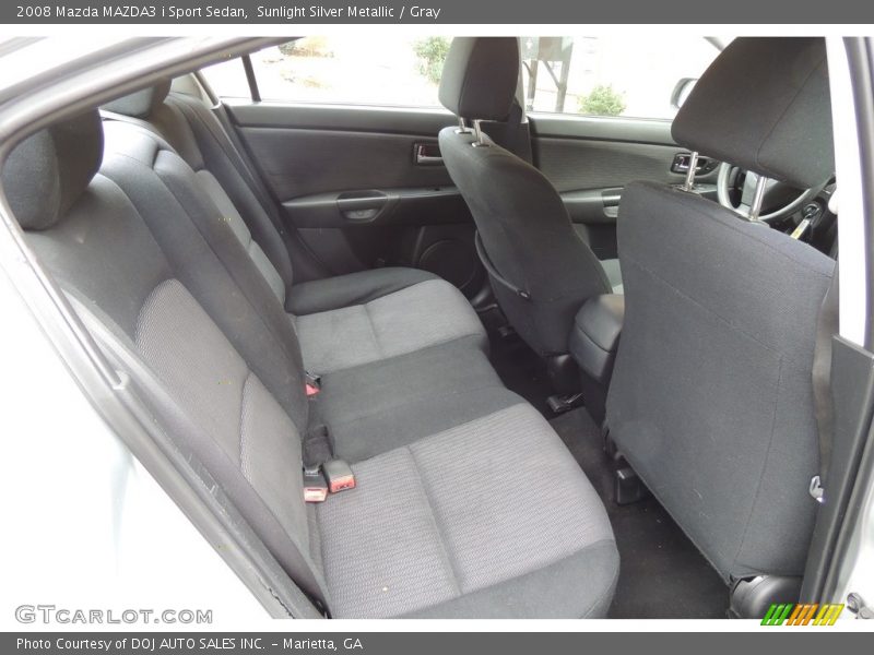 Sunlight Silver Metallic / Gray 2008 Mazda MAZDA3 i Sport Sedan
