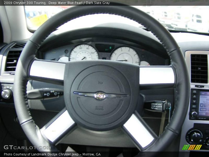 Deep Water Blue Pearl / Dark Slate Gray 2009 Chrysler 300 Touring