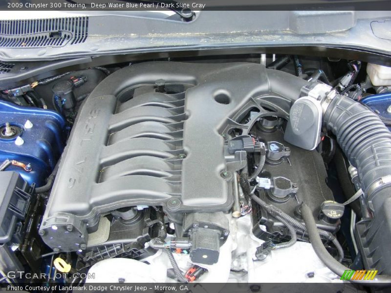 Deep Water Blue Pearl / Dark Slate Gray 2009 Chrysler 300 Touring
