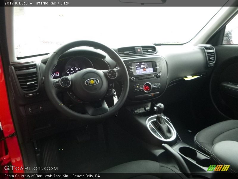 Inferno Red / Black 2017 Kia Soul +
