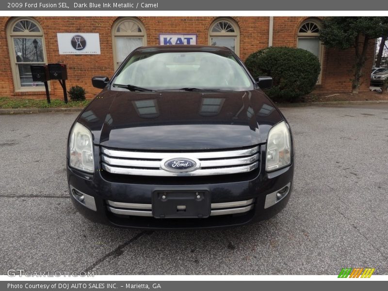 Dark Blue Ink Metallic / Camel 2009 Ford Fusion SEL