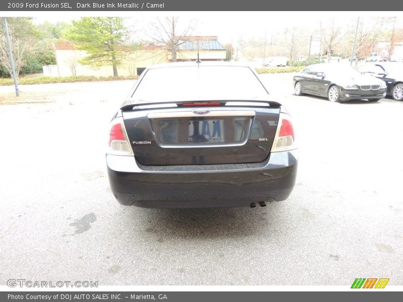 Dark Blue Ink Metallic / Camel 2009 Ford Fusion SEL