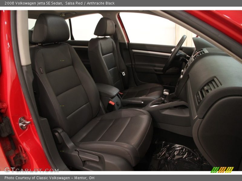 Salsa Red / Anthracite Black 2008 Volkswagen Jetta SE Sedan