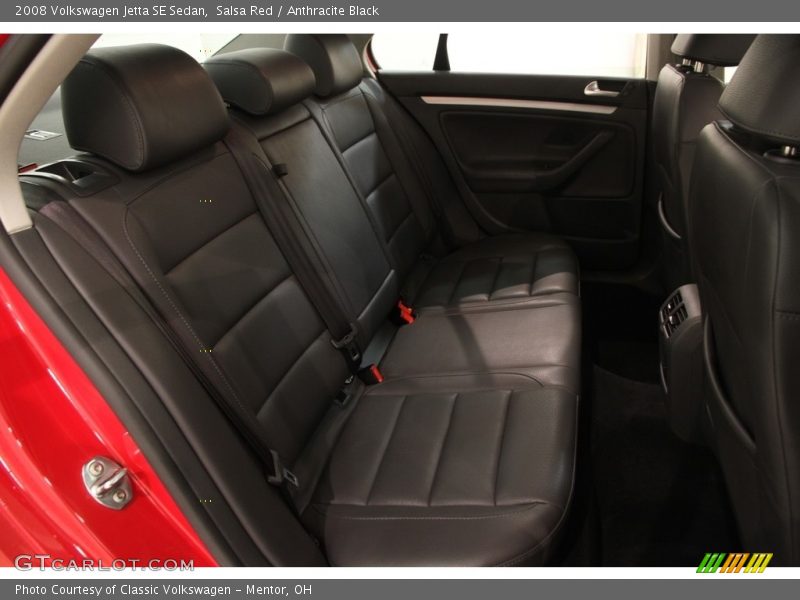 Salsa Red / Anthracite Black 2008 Volkswagen Jetta SE Sedan