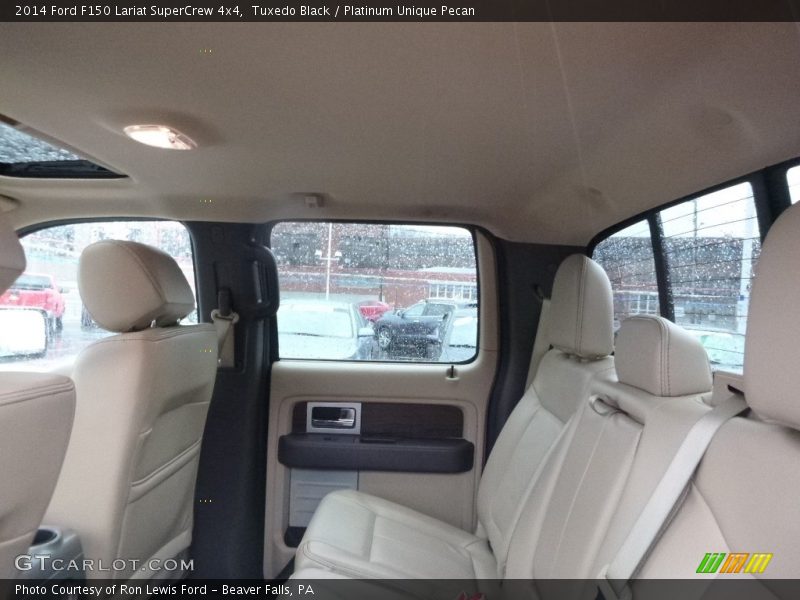 Tuxedo Black / Platinum Unique Pecan 2014 Ford F150 Lariat SuperCrew 4x4