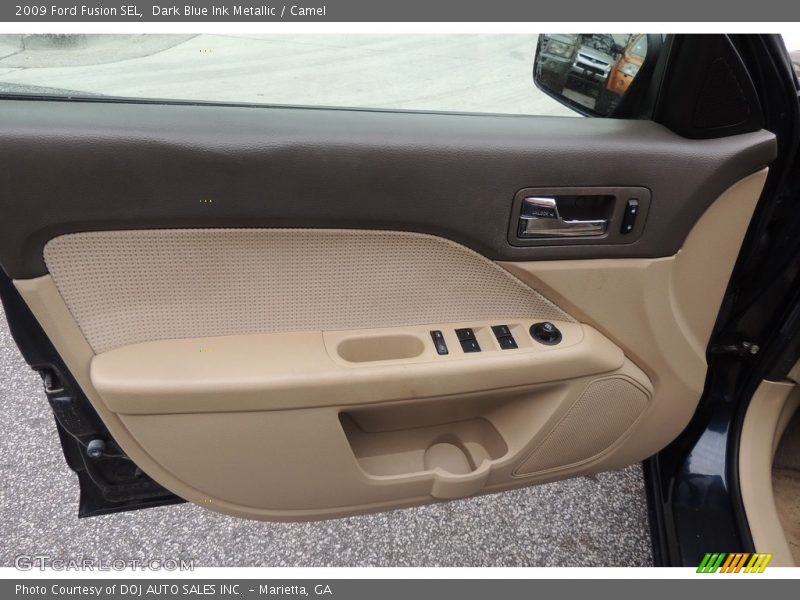 Dark Blue Ink Metallic / Camel 2009 Ford Fusion SEL