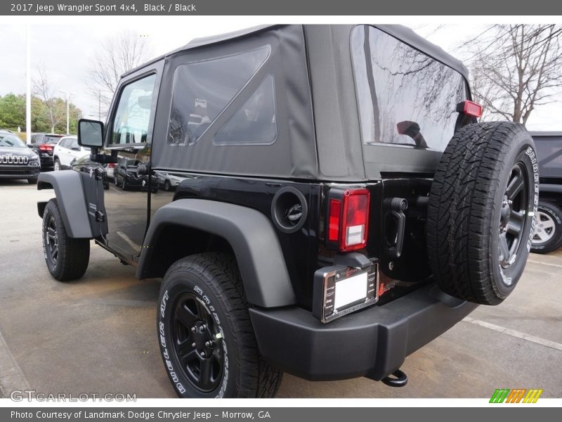 Black / Black 2017 Jeep Wrangler Sport 4x4