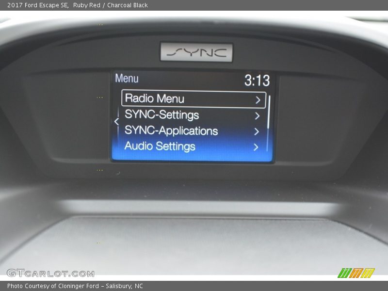 Ruby Red / Charcoal Black 2017 Ford Escape SE