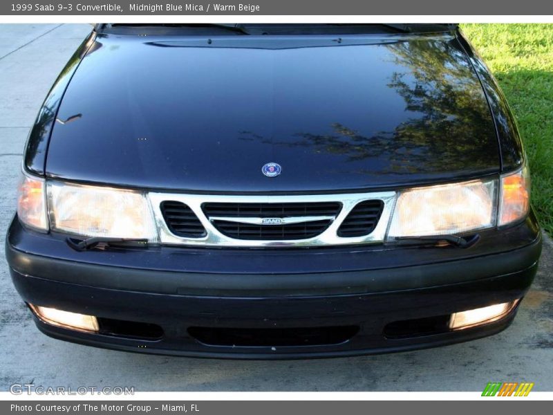 Midnight Blue Mica / Warm Beige 1999 Saab 9-3 Convertible