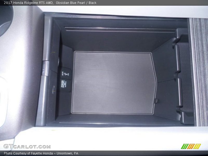 Obsidian Blue Pearl / Black 2017 Honda Ridgeline RTS AWD