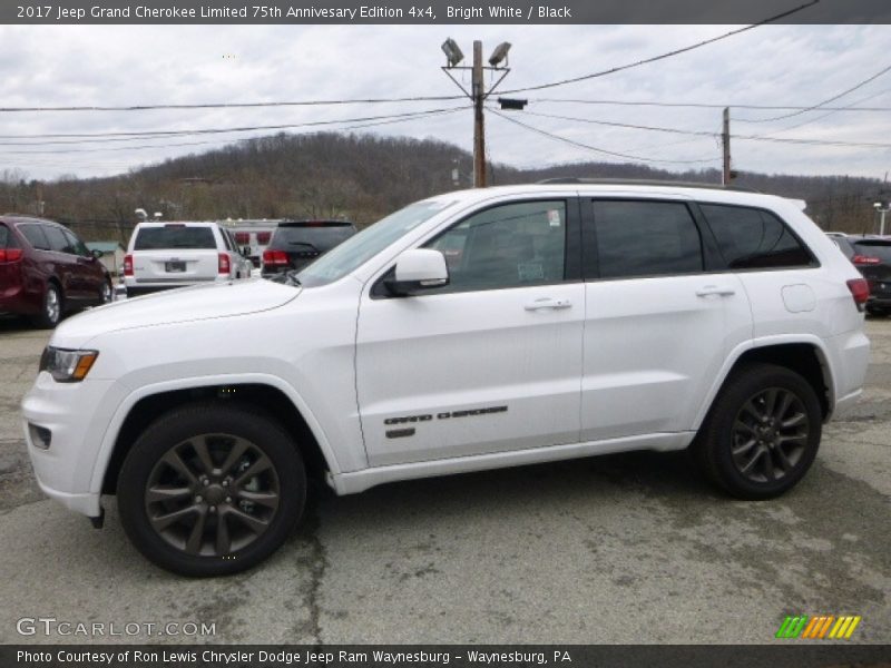 Bright White / Black 2017 Jeep Grand Cherokee Limited 75th Annivesary Edition 4x4
