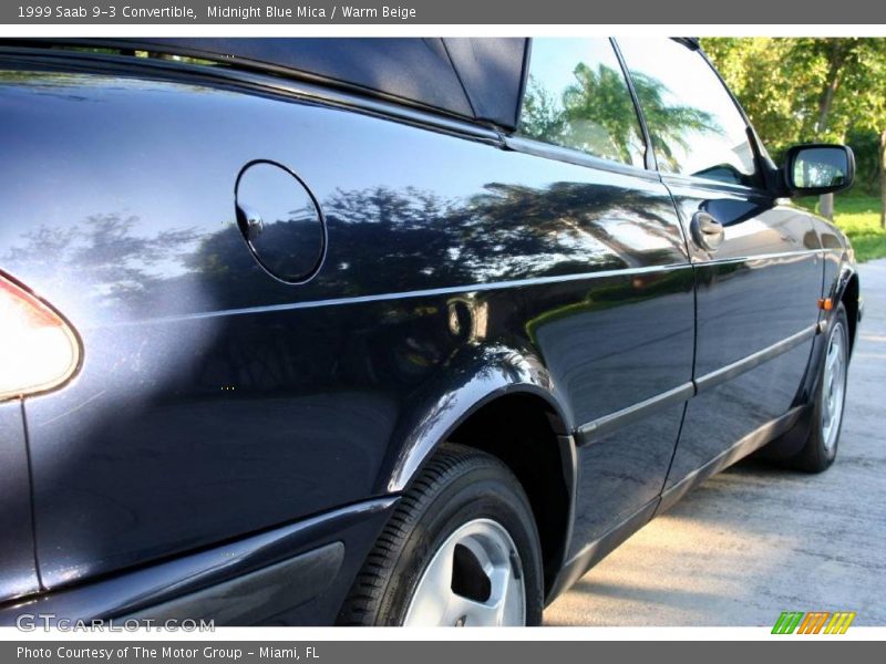 Midnight Blue Mica / Warm Beige 1999 Saab 9-3 Convertible