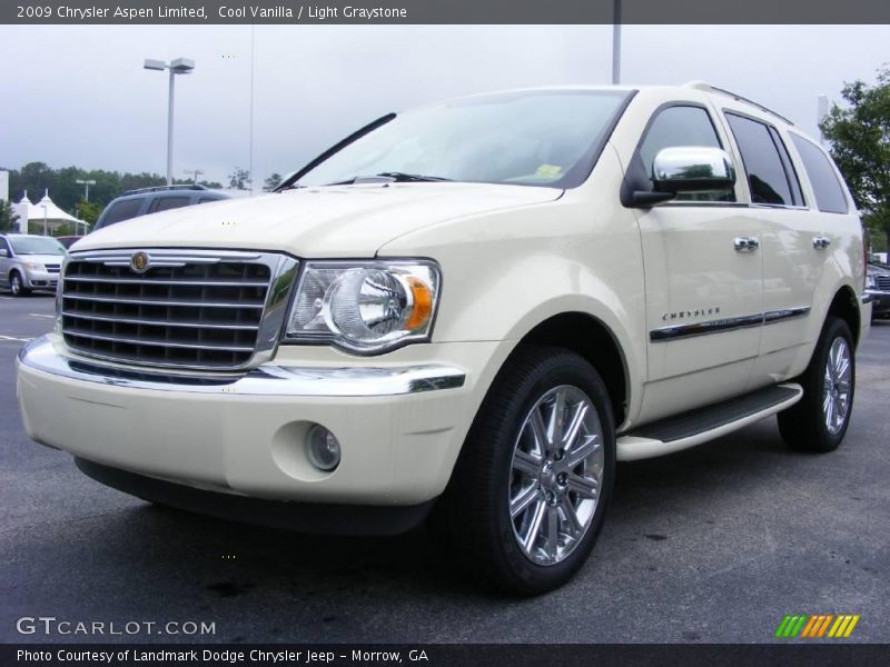 Cool Vanilla / Light Graystone 2009 Chrysler Aspen Limited