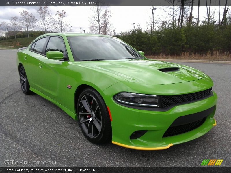 Green Go / Black 2017 Dodge Charger R/T Scat Pack