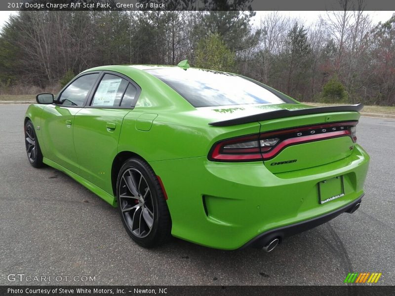 Green Go / Black 2017 Dodge Charger R/T Scat Pack