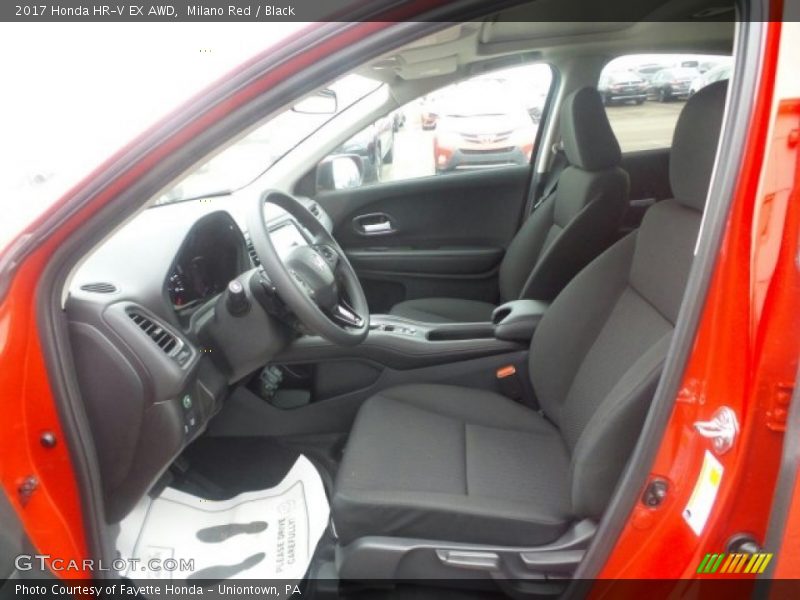 Milano Red / Black 2017 Honda HR-V EX AWD