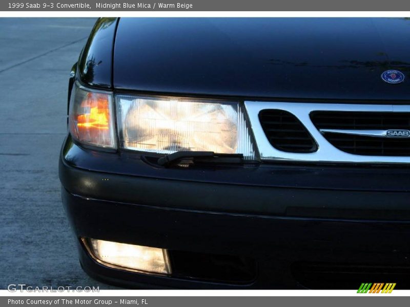 Midnight Blue Mica / Warm Beige 1999 Saab 9-3 Convertible