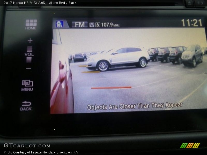 Milano Red / Black 2017 Honda HR-V EX AWD