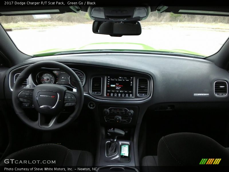Green Go / Black 2017 Dodge Charger R/T Scat Pack