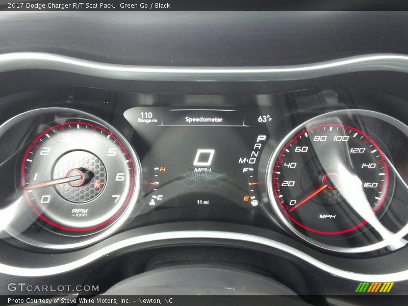 Green Go / Black 2017 Dodge Charger R/T Scat Pack