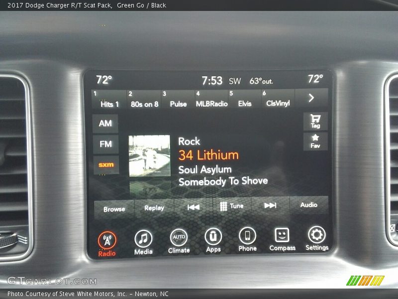 Green Go / Black 2017 Dodge Charger R/T Scat Pack