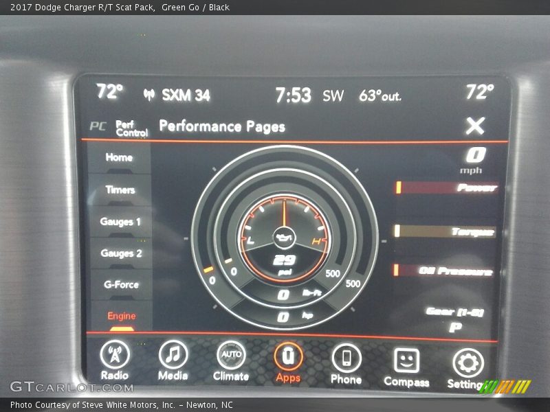 Green Go / Black 2017 Dodge Charger R/T Scat Pack