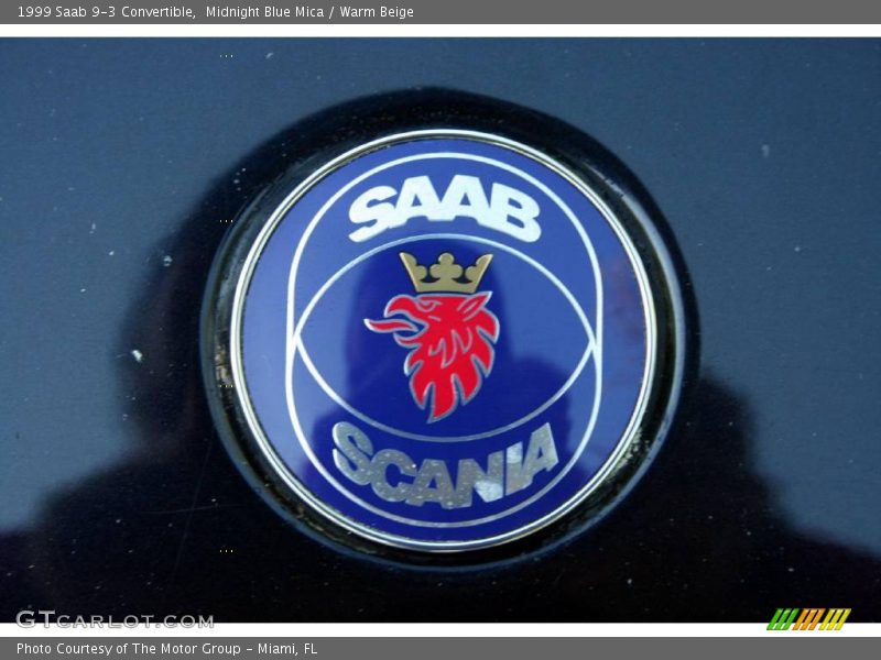 Midnight Blue Mica / Warm Beige 1999 Saab 9-3 Convertible